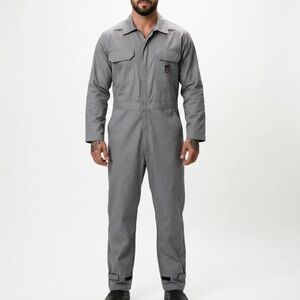 NEW FORGE FR MEN'S DARK GREY COVERALL size: M